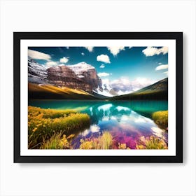 Mountain Lake 4 Art Print