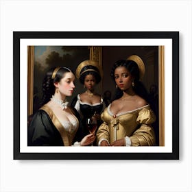 'The Ladies Of The Court' Art Print