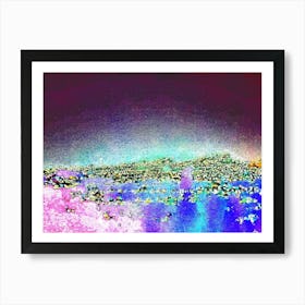 Cityscape At Night 62 By Binod Dawadi Art Print