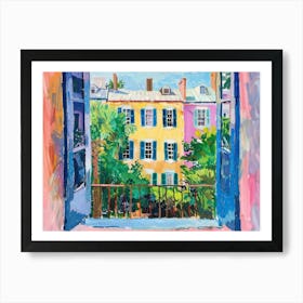 Charleston From The Window View Painting 2 Art Print