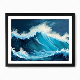 Ocean Waves 13 Art Print