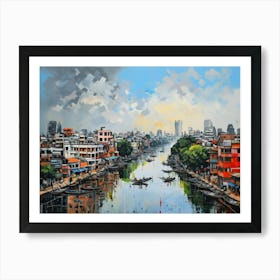 Kolkata City art Art Print