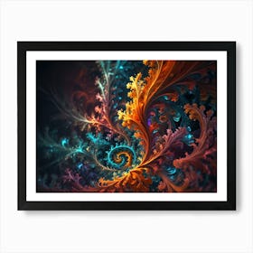 Fractals Whisper Secrets Art Print