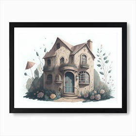 Abstract Fairy House Art Print