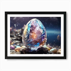 Crystal Egg Art Print