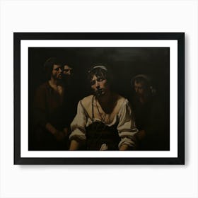 Contemporary Artwork Inspired By Caravaggio 4 Art Print