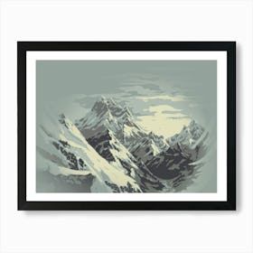 Mountains In The Sky Art Print