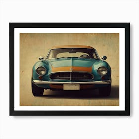 Vintage Sports Car Art Print