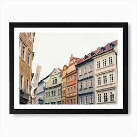 Colorful Buildings In Prague Art Print