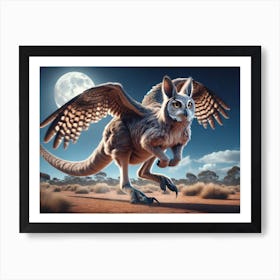 Kangarowl Art Print
