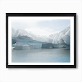 Iceberg Geometry Art Print
