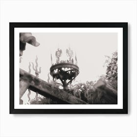 Bees (architectural decoration in the Coppedè quarter. From Roma Narrative series by Michael Banifatov) Art Print