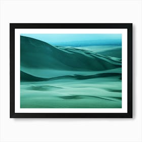 The Paracus Dunes Landscape  Art Print Art Print