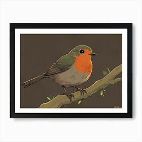 Robin 27 Art Print