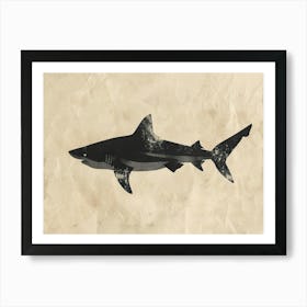 Carpet Shark Silhouette 7 Art Print