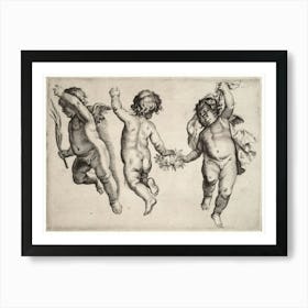 Cupids By Person 1 Art Print