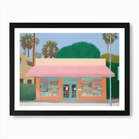 Los Angeles Abstract Drug Store Painting Art Print