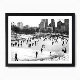 Central Park Winter Carnival New York New York Art Print