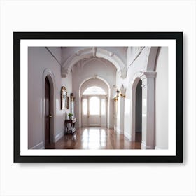 Hallway Stock Videos & Royalty-Free Footage 1 Art Print