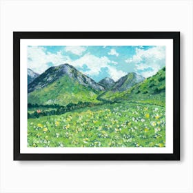 Switzerland Scenery Art Print