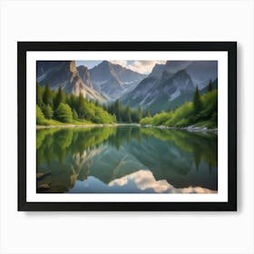 Mountain - Mountain Stock Videos & Royalty-Free Footage Art Print