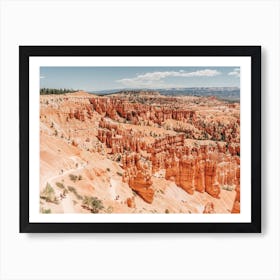 Walking Through Bryce Canyon National Park Art Print