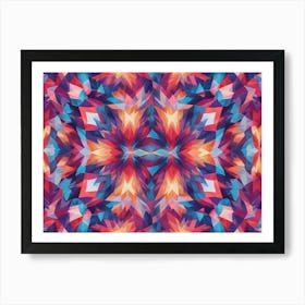 Abstract Geometric Pattern 7 Art Print