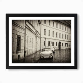 Vintage Car Budapest Art Print