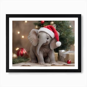 Christmas Animals 7 Art Print