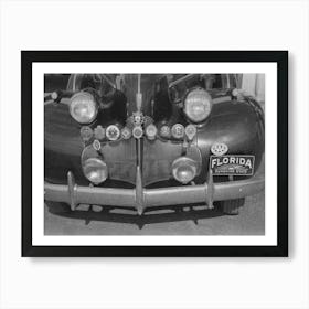 Insignias On Tourist S Car Seen In Silver City, New Mexico By Russell Lee Art Print