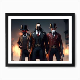 Gangsters 2 Art Print