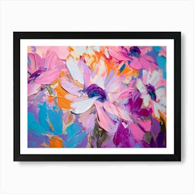 Abstract Of Flowers Art Print