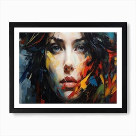 Abstract Of A Woman 5 Art Print