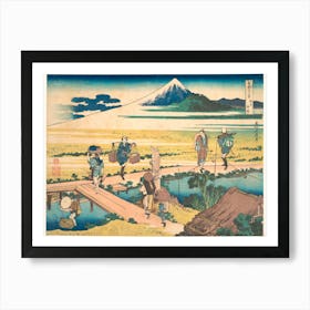 Nakahara In Sagami Province, From The Series Thirty Six Views Of Mount Fuji (1830–32), Katsushika Hokusai Art Print