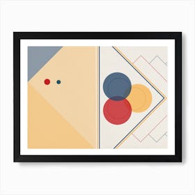 Balance Shapes Art Print by Pauline Stanley - Fy