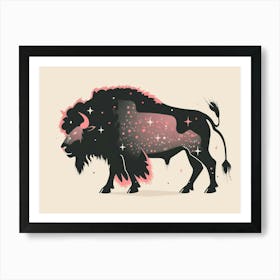 Bison Zodiac Art Print