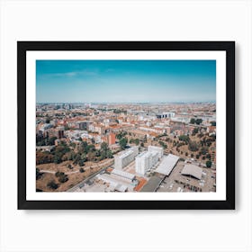 Skyline cityscape of Milan, Italy during sunny day Art Print