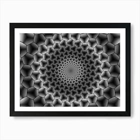 Pattern Abstract Graphic District 1 Art Print