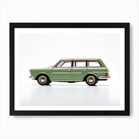 Toy Car 71 Datsun Bluebird 510 Wagon Green Art Print