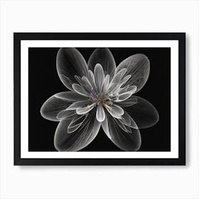 Glowing Flower 10 Art Print