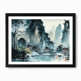 Chinese Landscape Painting 5 Poster