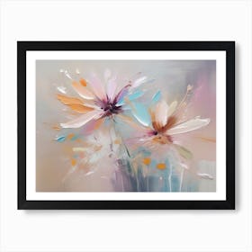 Abstract Flowers 1  Art Print