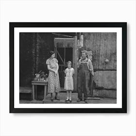 Untitled Photo, Possibly Related To Family Of Henry Mcpeak, Near Black River Falls, Wisconsin By Russell Lee Art Print