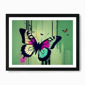 Butterfly Painting 210 Art Print