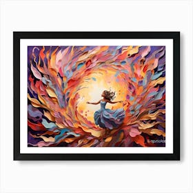 Dancer In The Wind Art Print