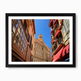 Street Scene In Ibiza (Spain Series) Art Print