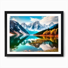 Mountain Lake 35 Art Print