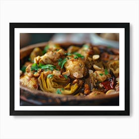 Chicken And Artichoke Stew Art Print