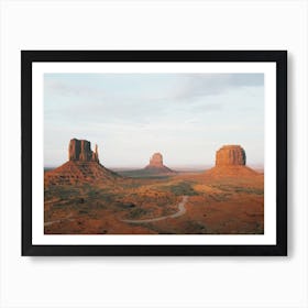 Monument Valley Scenery Art Print