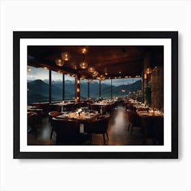 Dinner with a View Art Print